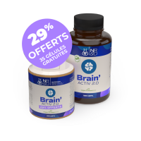 Brain'Activ 2.0 + 35 gélules offertes (OFFERT = 17,47€ HTVA)