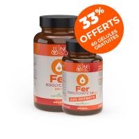 Fer Bisglycinate 14 mg [60 gélules offertes, soit 33% de plus]
