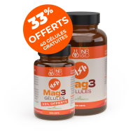 Mag3 Gélules [40 gélules offertes, soit 33% de plus]